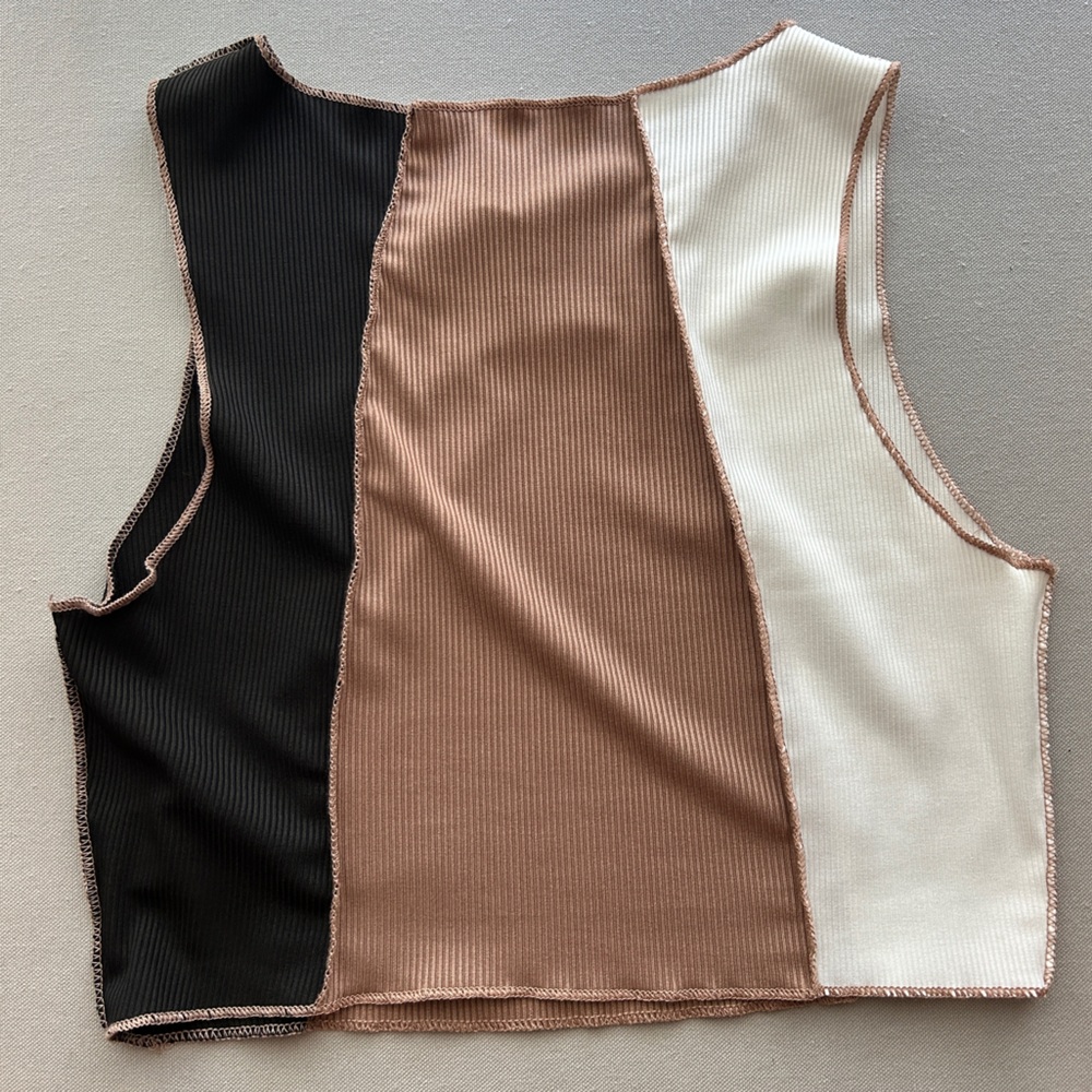 Color block tank